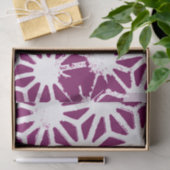 桑と白の幾何学模様 薄葉紙 (ギフト)