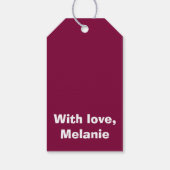 桑に白いポルカが乗る ギフトタグ (裏面)