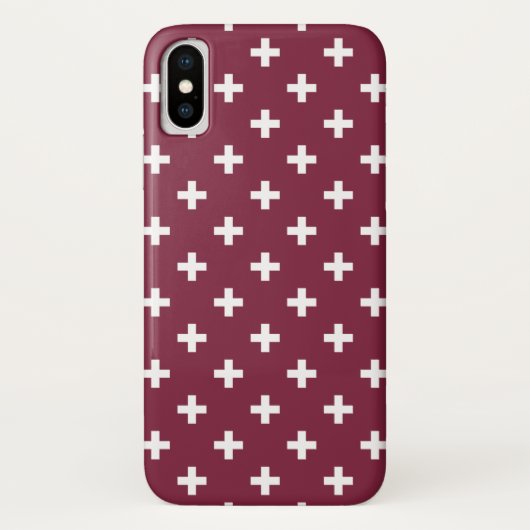 桑に白いポルカが乗る Case-Mate iPhoneケース (裏面)