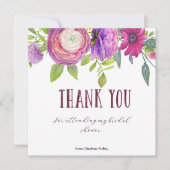 桑のフローラドリームブライダルシャワー サンキューカード (正面)