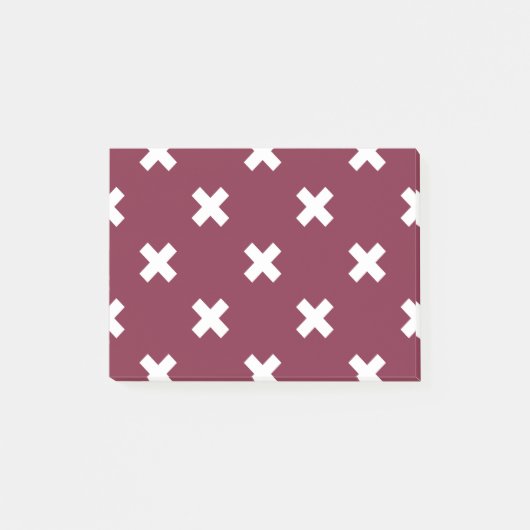 桑の上の白い十字 ポストイット (正面)