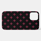 桑の実が黒に交差する Case-Mate iPhoneケース (裏面 (横))