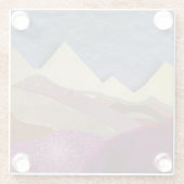 桑の山 ガラスコースター (裏面)