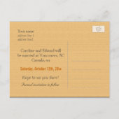 桑の木は日付ポストカードを保存する。ヴィンテージ 案内ポストカード (裏面)