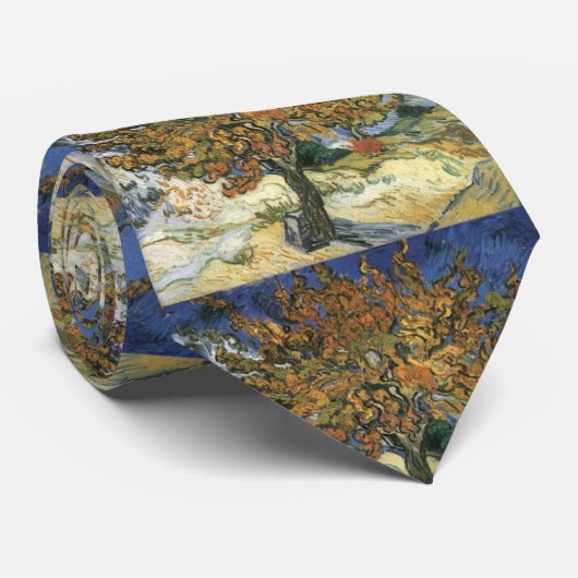 桑の木バイファンゴッホネックタイ ネクタイ (ロール)