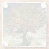 桑の木バイファンゴッホ ガラスコースター (裏面)