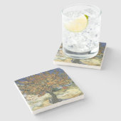 桑の木バイファンゴッホ ストーンコースター (横)