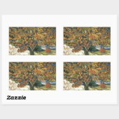 桑の木バイファンゴッホ 長方形シール (シート)