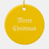 桑の木、ビンセント・ヴァン・ゴッホ。クリスマス セラミックオーナメント (裏面)