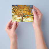 桑の木、ビンセント・ヴァン・ゴッホ。ヴィンテージ芸術 チラシ (手)