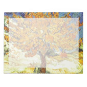 桑の木、ビンセント・ヴァン・ゴッホ。ヴィンテージ芸術 ノートパッド (正面)