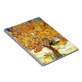 桑の木、ビンセント・ヴァン・ゴッホ。ヴィンテージ芸術 ノートブック (右側)