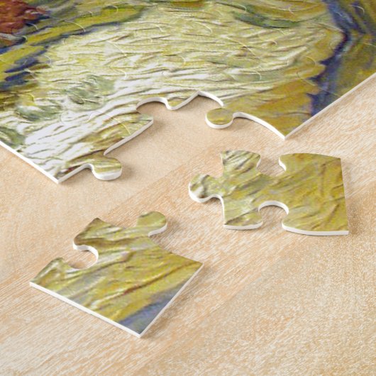 桑の木、ビンセント・ヴァン・ゴッホ。ヴィンテージ ジグソーパズル (側面)