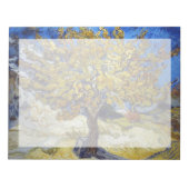 桑の木、ビンセント・ヴァン・ゴッホ。ヴィンテージ ノートパッド (正面)