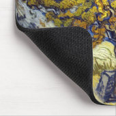 桑の木、ビンセント・ヴァン・ゴッホ。ヴィンテージ マウスパッド (コーナー)