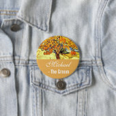 桑の木、ビンセント・ヴァン・ゴッホ。新郎結婚 缶バッジ (インサイチュ)