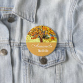 桑の木、ビンセント・ヴァン・ゴッホ。結婚嫁 缶バッジ (インサイチュ)