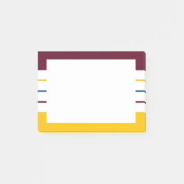 桑の琥珀の秋のストライプ ポストイット