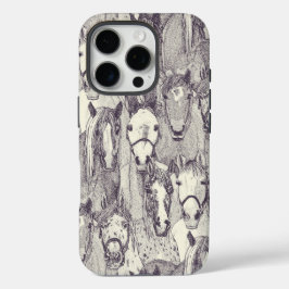 桑の真珠の馬 iPhone 16 PROケース