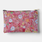 桑の赤いフローラアクセサリーポーチ アクセサリーポーチ (裏面)