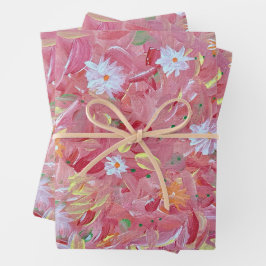 桑の赤ラッピング紙 ラッピングペーパーシート