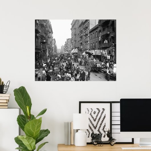 桑の通り, NYC, 1900 ポスター (ホームオフィス)