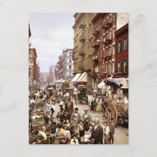 桑通りNYC ca.1900 ポストカード