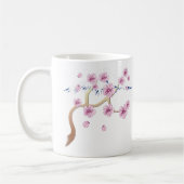 桜および富士山のマグ コーヒーマグカップ (左)