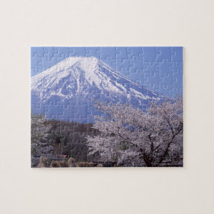桜および富士山 ジグソーパズル