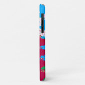 桜が付いている日本のな寺院 Case-Mate iPhoneケース (裏面/左)