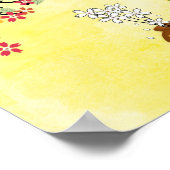 桜こけし人形ポスター ポスター (角)