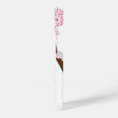 桜こけし人形 – かわいい日本の芸者ガール iPhoneケース (左側面)