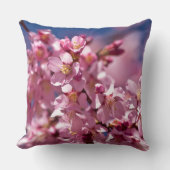 桜さくらんぼが日光にキスする花 クッション (正面)