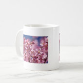 桜さくらんぼが日光にキスする花 コーヒーマグカップ (正面左)
