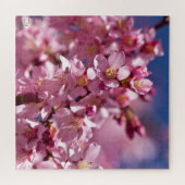 桜さくらんぼが日光にキスする花 ジグソーパズル (横)