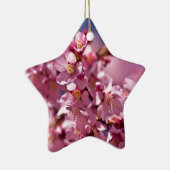 桜さくらんぼが日光にキスする花 セラミックオーナメント (右)