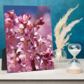 桜さくらんぼが日光にキスする花 フォトプラーク (側面)