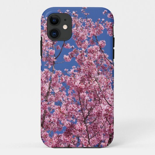 桜さくらんぼが青に咲く Case-Mate iPhoneケース (裏面)