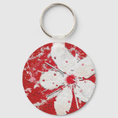 桜さくらんぼアジアフローラカスタム キーホルダー (正面)