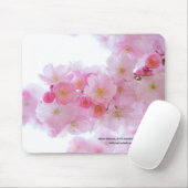 桜さくらんぼトランスレーター日本のピンク マウスパッド (マウス)