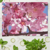 桜さくらんぼフラズレッドスターズ キッチンタオル (折り畳み)