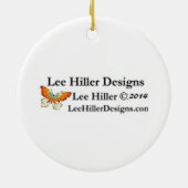 桜さくらんぼフラズレッドスターズ セラミックオーナメント (裏面)