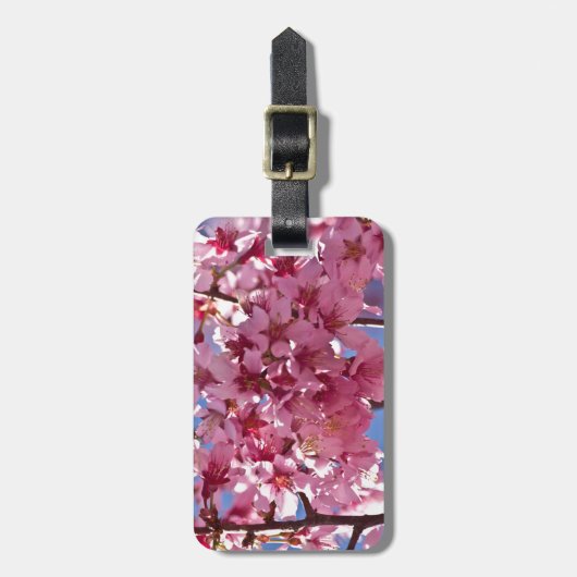 桜さくらんぼフラズレッドスターズ ラゲッジタグ (正面縦)