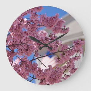 桜さくらんぼフラワーズアメリカーナ ラージ壁時計