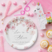 桜さくらんぼブライダルシャワー ペーパープレート (パーティー)