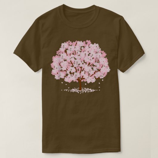 桜さくらんぼブロッサムツリーTシャツ Tシャツ (デザイン正面)