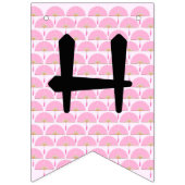 桜さくらんぼブロッサム日本のガールバースデーパーティー バンティングフラッグ (第2の旗)