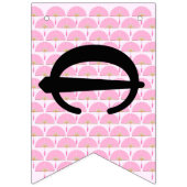 桜さくらんぼブロッサム日本のガールバースデーパーティー バンティングフラッグ (第3の旗)