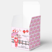 桜さくらんぼブロッサム日本のガールバースデーパーティー フェイバーボックス (オープン)