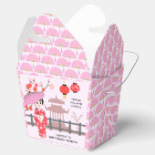 桜さくらんぼブロッサム日本のガールバースデーパーティー フェイバーボックス (オープン)